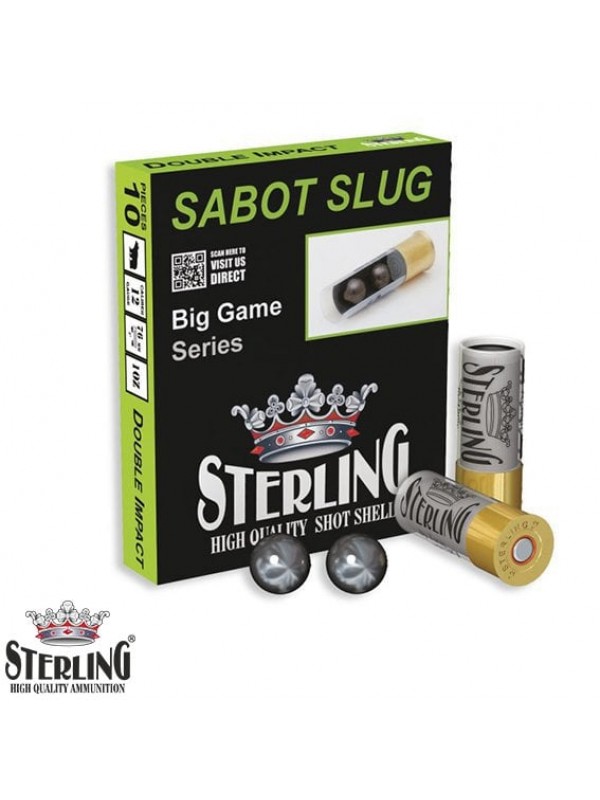 STERLING 12 Cal. Sabot Slug Tek Kurşun Av Fişeği…