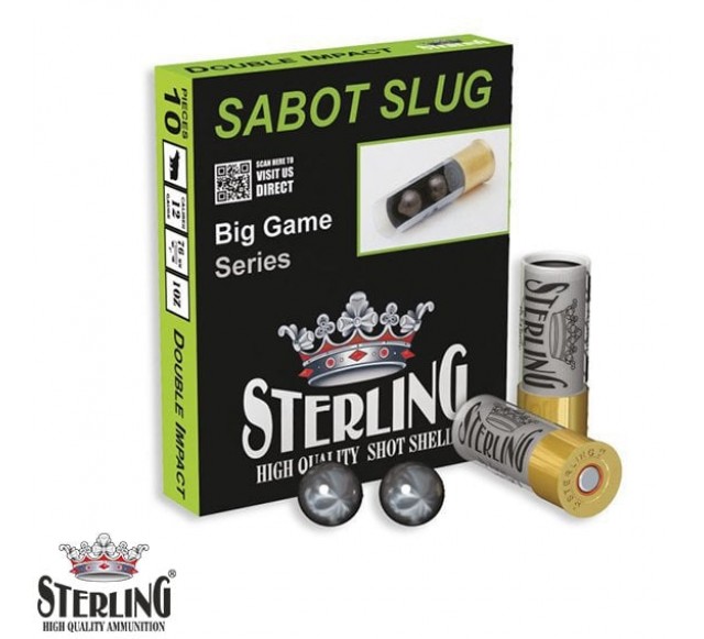 STERLING 12 Cal. Sabot Slug Tek Kurşun Av Fişeği…