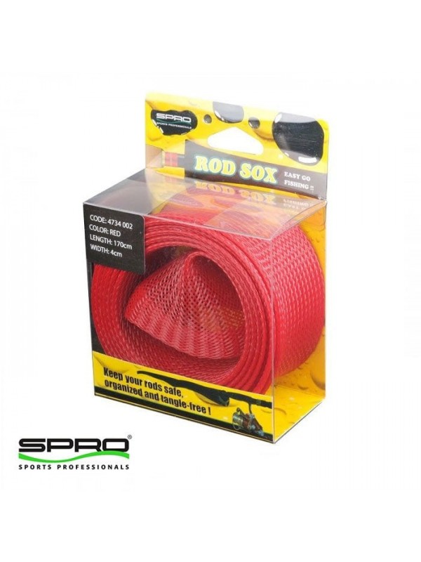 D. SPRO Rod Sox Kamış Koruyucu Kılıf 170x4 Kırmızı…