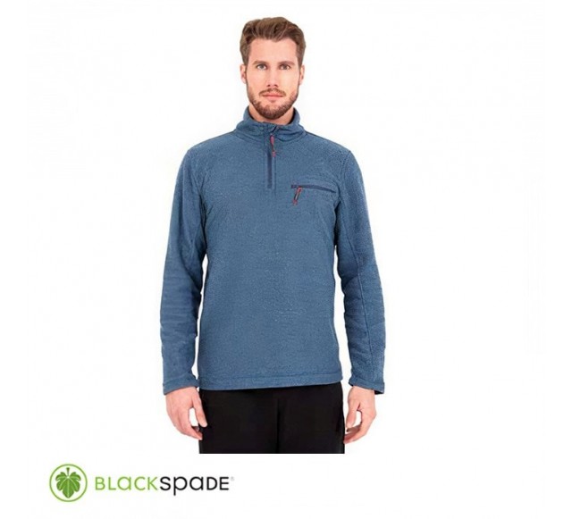 BLACKSPADE Yün Sweatshirt Mavi