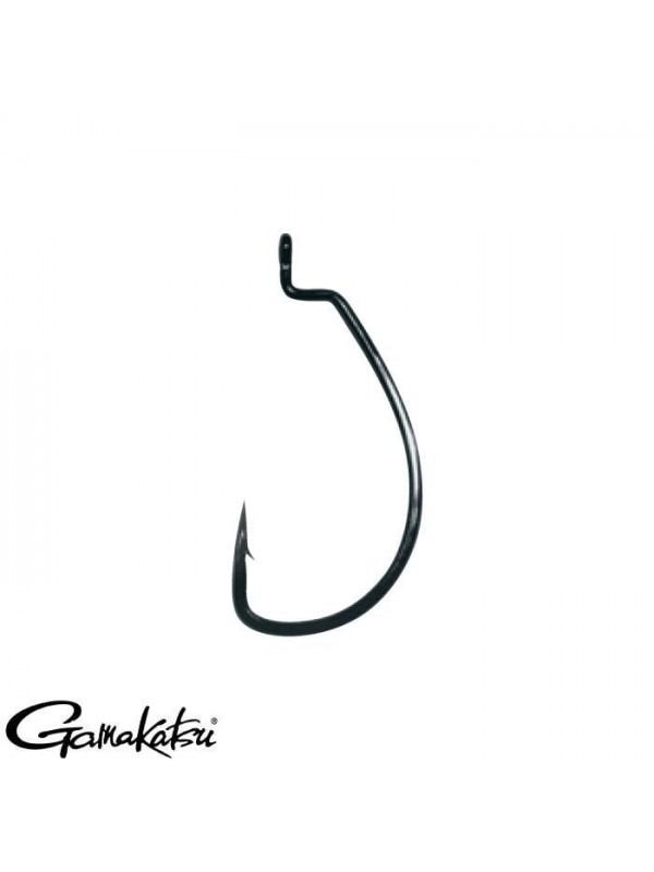 GAMAKATSU Worm Offset Ewg Sl #2/0 Siyah  1/6…