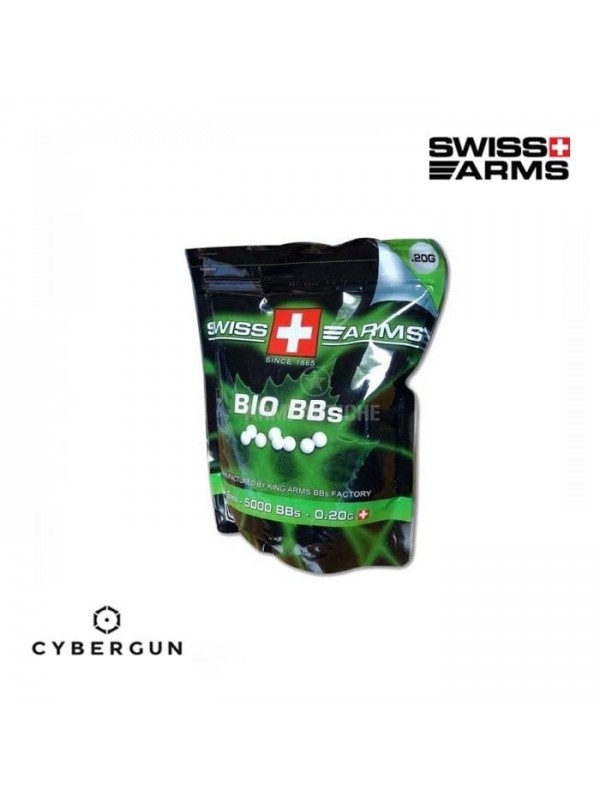 CYBERGUN Swiss Arms Bio 0,20G 5000* Airsoft BB…