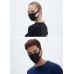 BLACKSPADE Unisex Koruyucu Maske Siyah