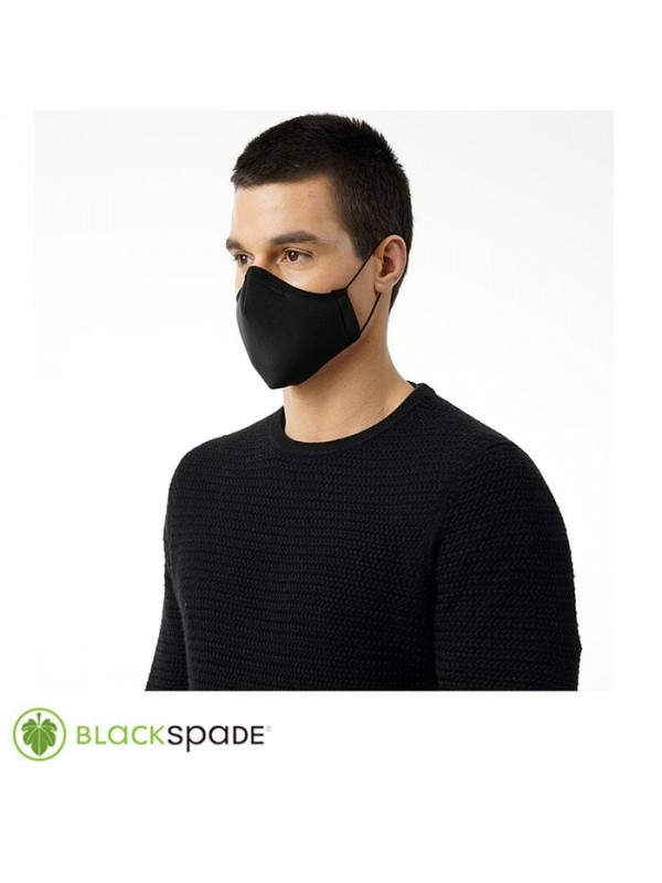 BLACKSPADE Unisex Örme Kumaş Maske Siyah…