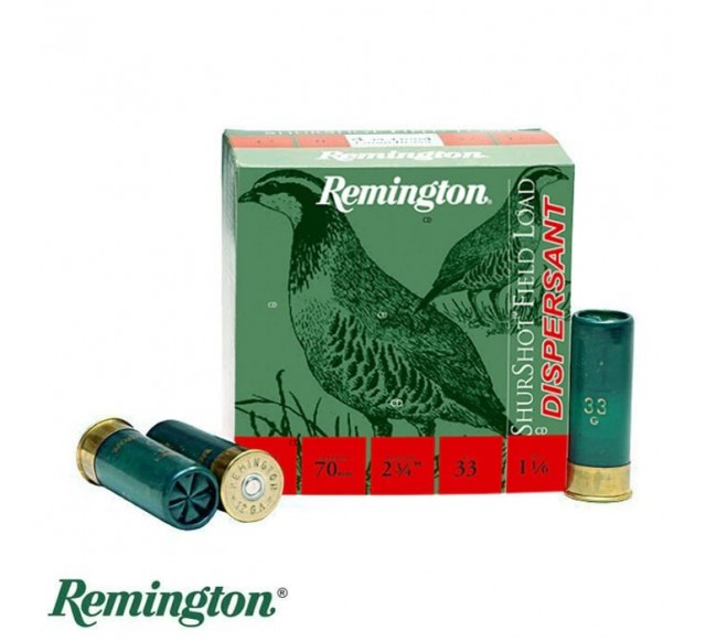 REMINGTON Field Load Dispersante 12 Ga 33G. No:8…