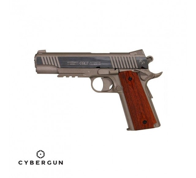 CYBERGUN Colt 1911 Rail Gun Gümüş Airsoft Tabanca…