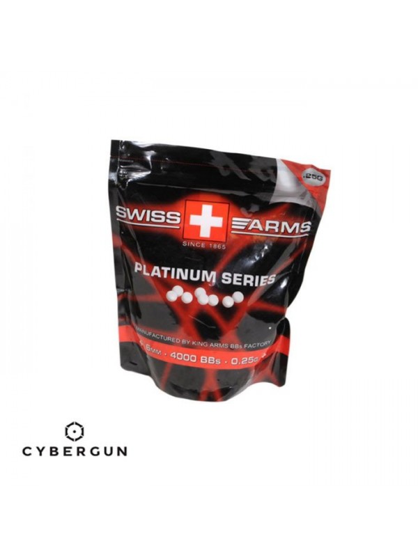 CYBERGUN Swiss Arms Premium 0,25G 4000* Airsoft BB…