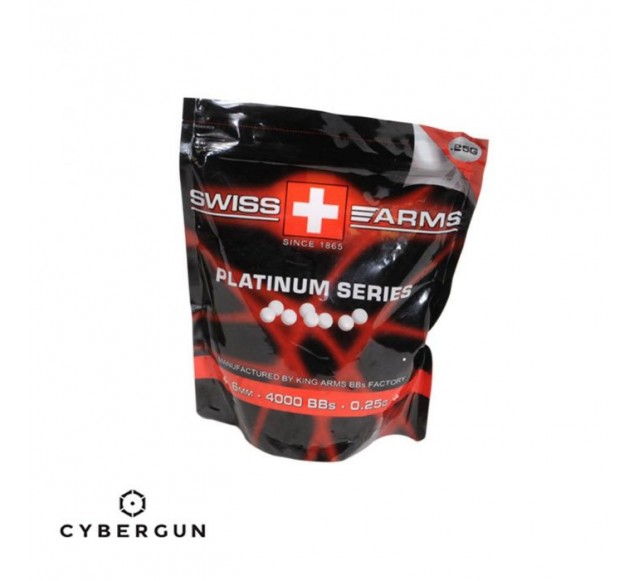 CYBERGUN Swiss Arms Premium 0,25G 4000* Airsoft BB