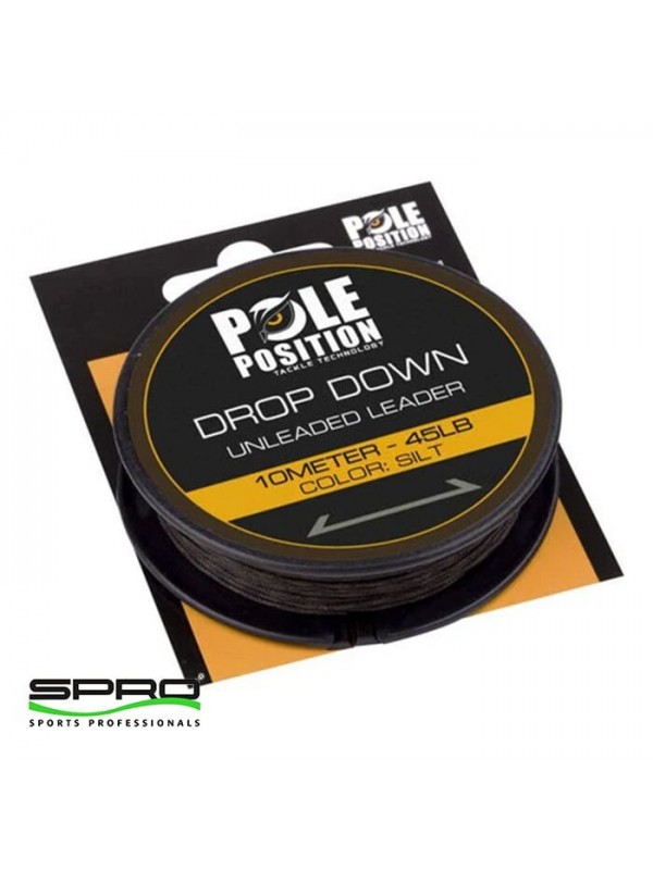 SPRO Polep Drop Down Unleaded Leader Silt 45LB 10M…