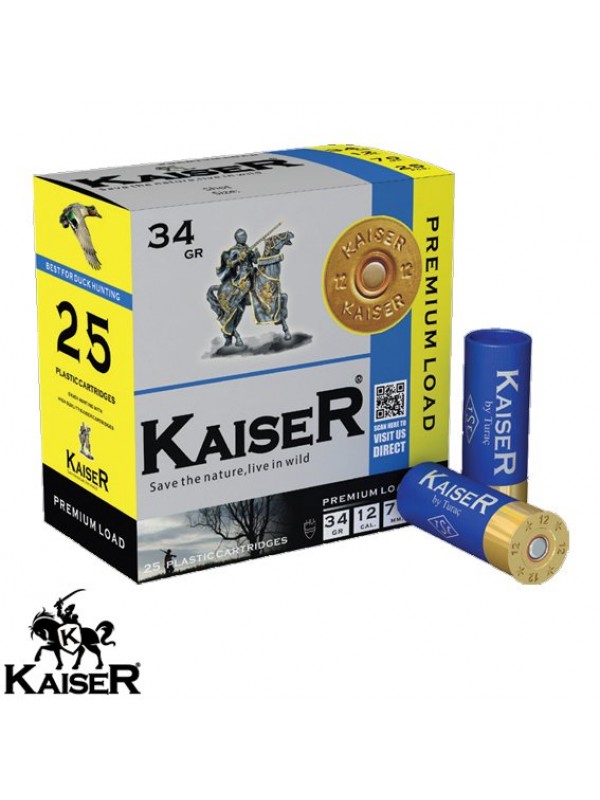 KAISER 12 Cal. 34 G. No: 4 Av Fişeği…