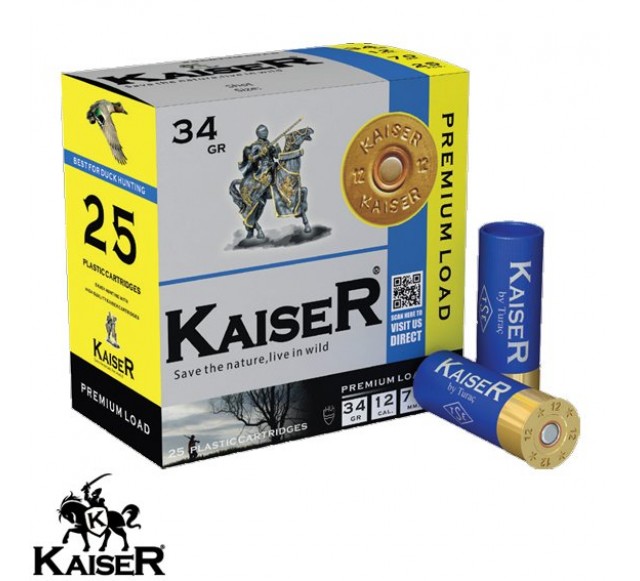 KAISER 12 Cal. 34 G. No: 4 Av Fişeği…