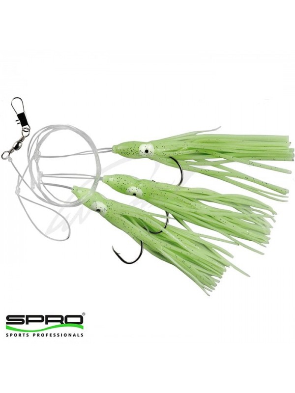 SPRO Octopus Rig Fluo 3 İğneli Köstek #6/0…