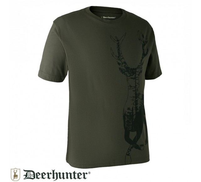 DEERHUNTER T-shirt Geyik Desenli