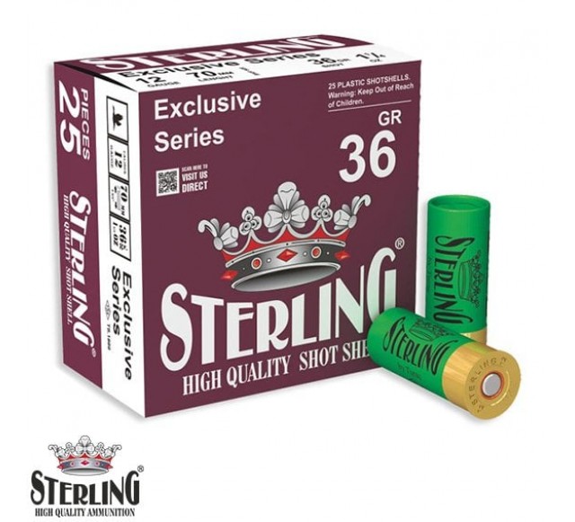 STERLING 12 Cal. 36 G. No: 04 Av Fişeği