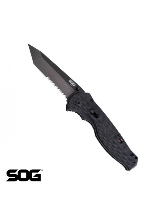 SOG Flash II Tanto Siyah Düz ve Tırtıklı Bıçak…