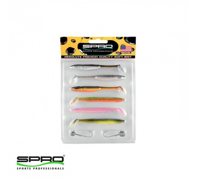 SPRO Ready 4 Fish Sil.Yem & Jig Head Seti D9 1/6…