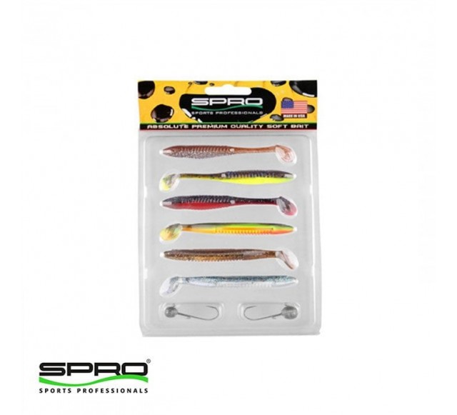 SPRO Ready 4 Fish Sil. Yem & Jig Head Seti C9 1/6