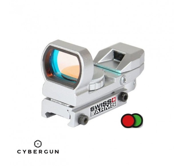 CYBERGUN Swiss Arms Reflex Sight Gümüş Red Dot