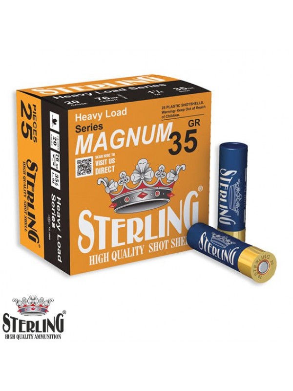 STERLING 20 Cal. Magnum 35 G. No: 1 Av Fişeği…