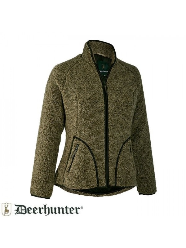 DEERHUNTER Lady Geneva Fiber Yeşil Yünlü Mont…