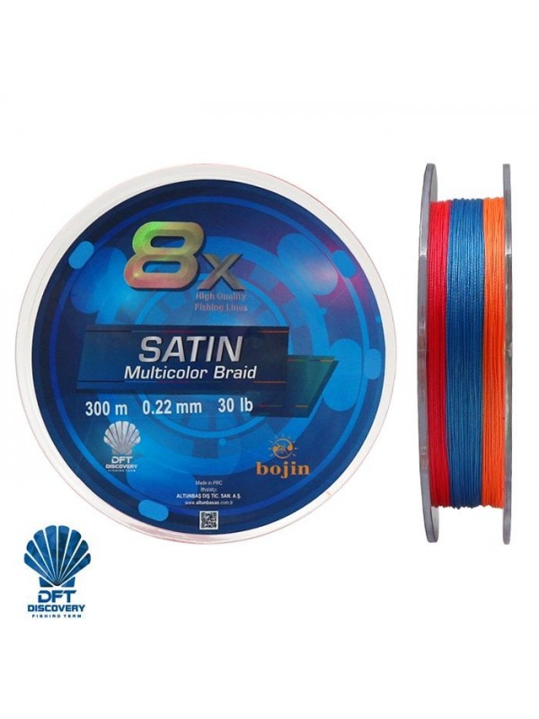 DFT Bojin 8X Satin M.Color İp Misina 0.22 mm 300 m…