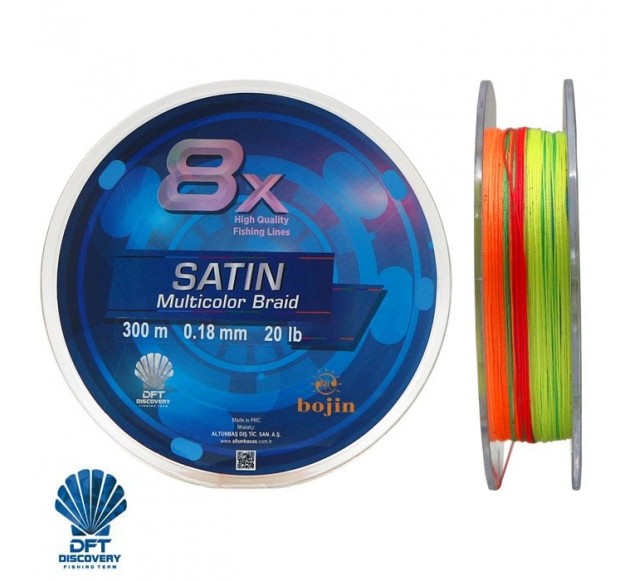 DFT Bojin 8X Satin M.Color İp Misina  0.18mm 300 m…