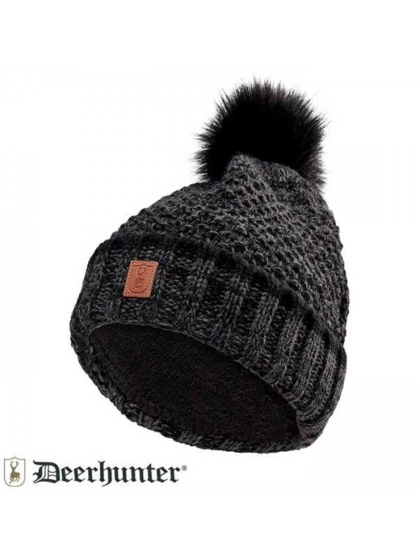 DEERHUNTER Lady Knitted Kadın Siyah Bere…