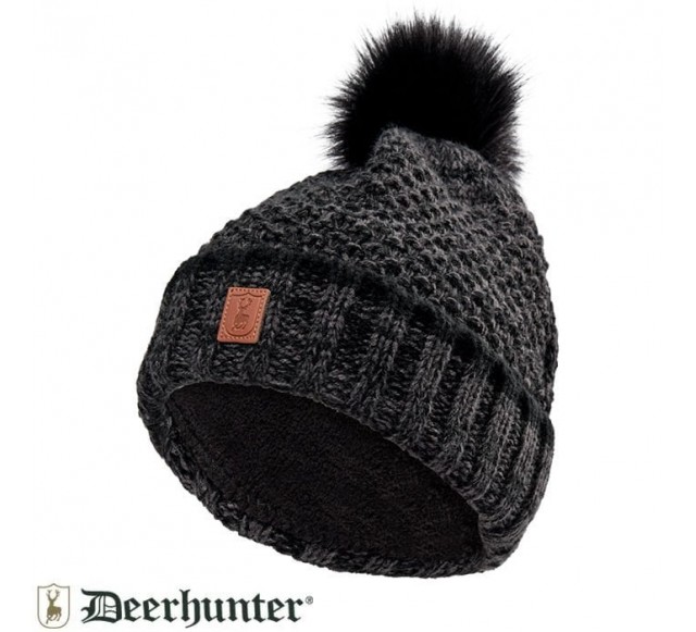 DEERHUNTER Lady Knitted Kadın Siyah Bere…