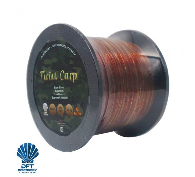 DFT Bojin TwistCarp Kahve-Yeşil 1000 m 0.35 mm Misina…