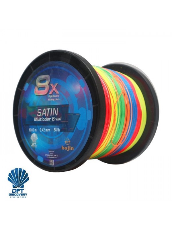 DFT Bojin 8X Satin M.Color İp Misina  0.42mm 1000m…