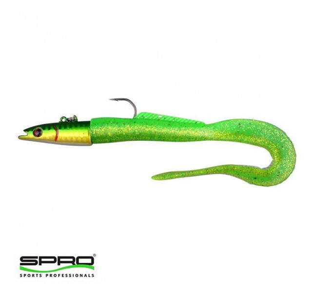 D. SPRO Hyper Eel Jig 50G SalyMilk Silikon Yem 1/3…