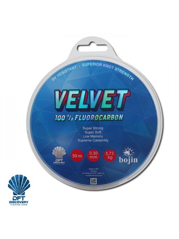 DFT Bojin Velvet Fluorocarbon 50 m 0.30 mm Misina…