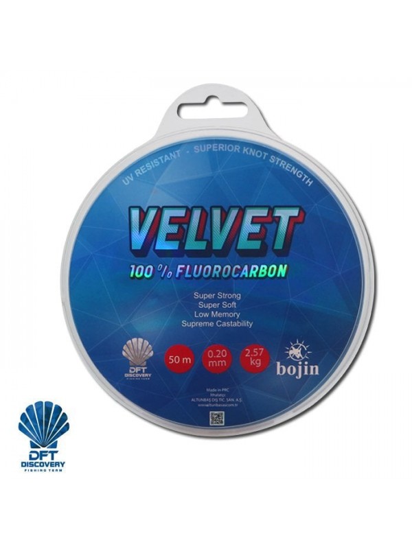 DFT Bojin Velvet Fluorocarbon 50 m 0.20 mm Misina…