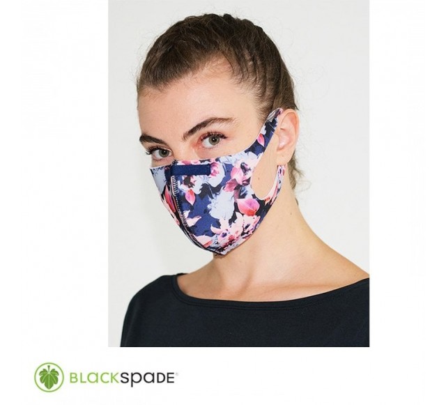 BLACKSPADE Unisex Koruyucu Maske Çiçek Desen…