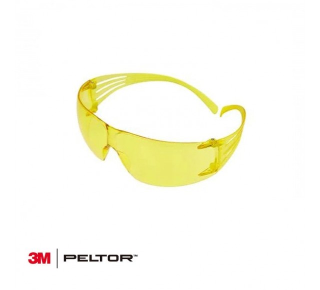 PELTOR 3M Securefit 203 Sarı Atış Gözlüğü