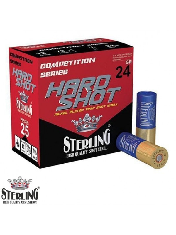 STERLING Trap Hard Shot 24 G. No: 7,5 Atış Fişeği…