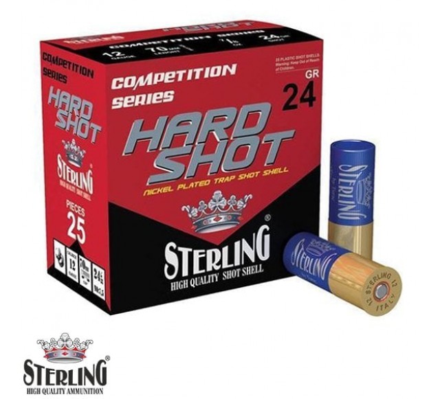 STERLING Trap Hard Shot 24 G. No: 7,5 Atış Fişeği…