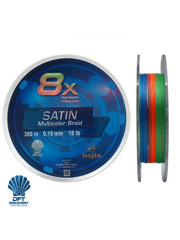 DFT Bojin 8X Satin M.Color İp Misina  0.16mm 300 m…