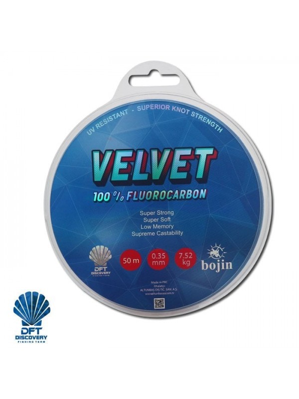 DFT Bojin Velvet Fluorocarbon 50 m 0.35 mm Misina…