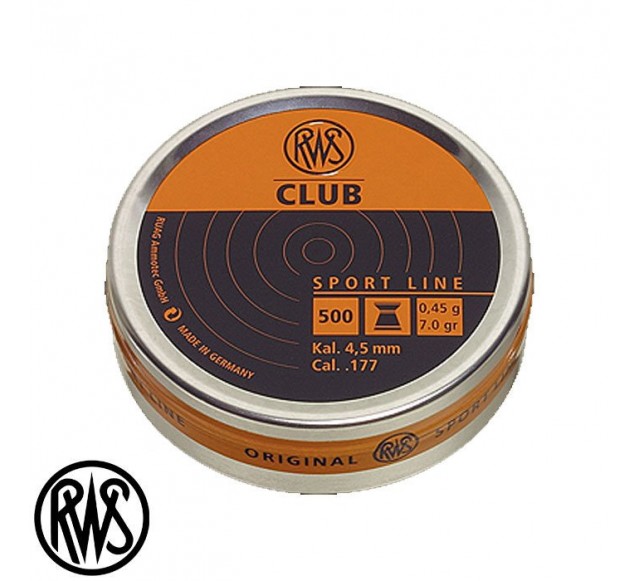 RWS Club 4,5M 0,45G Havalı Saçma *500…