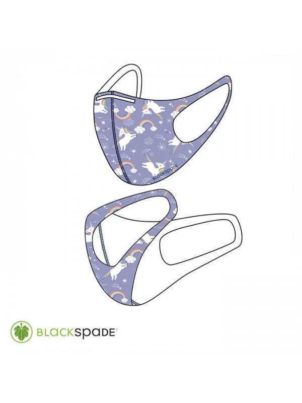 BLACKSPADE Çocuk Koruyucu Maske Unicorn Desen S1…