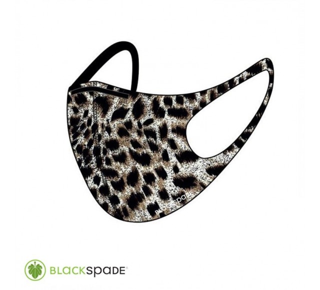 BLACKSPADE Unisex Koruyucu Maske Leopar