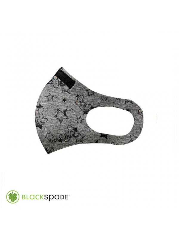 BLACKSPADE Çocuk Koruyucu Maske Oyun Baskı S1…