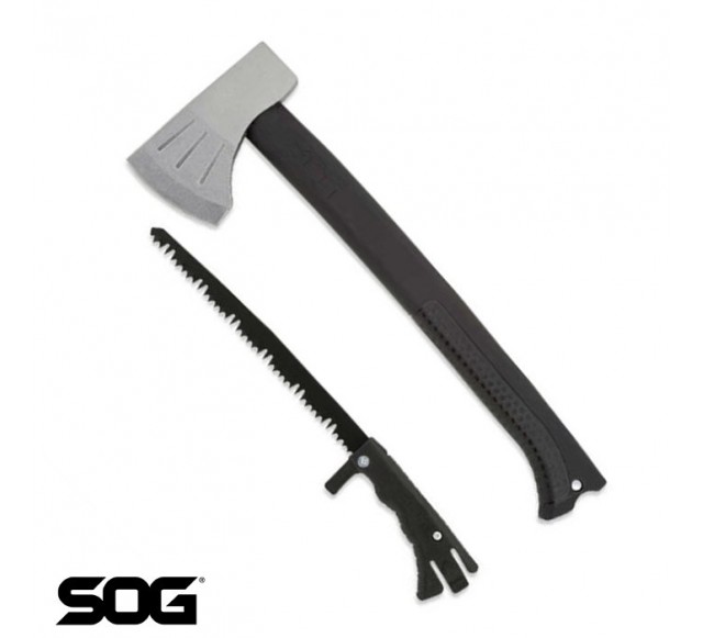 SOG F17N Backcountry Axe Balta ve Testere Seti…