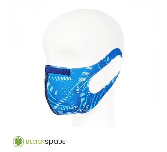 BLACKSPADE Unisex Koruyucu Maske Işık Desen…