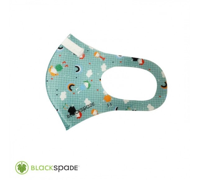 BLACKSPADE Çocuk Koruyucu Maske Mutlu Desen S1…