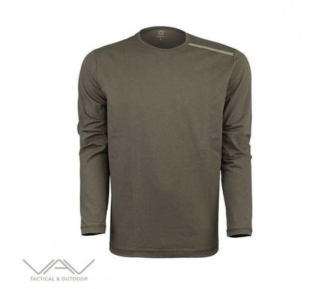 VAV Baseti-04 Uzun Kol Sweatshirt Haki