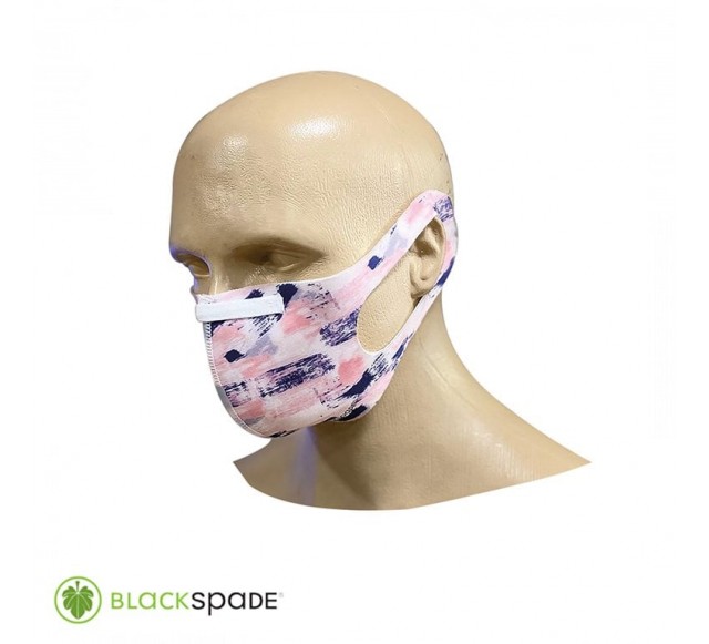 BLACKSPADE Unisex Koruyucu Maske Fırça Desen