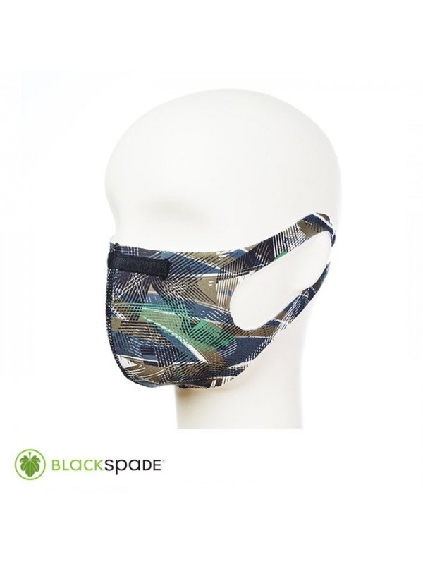 BLACKSPADE Unisex Koruyucu Maske Çizgi-Hat Desen…