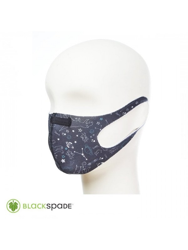 BLACKSPADE Çocuk Koruyucu Maske Uzay Desen S1…